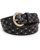 Mango Bead Leather Belt - Lyst