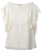 Isabel Marant 'Allen' Tassel Detail Top - Lyst
