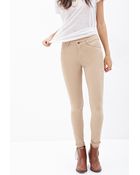 Forever 21 Mid-Rise - Skinny Jeans - Lyst