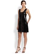 Sachin & Babi Leighton Stretch Jersey-Insert Sequined Dress - Lyst