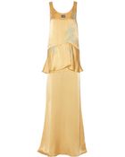 Maiyet Shibori-Print Silk Maxi Dress - Lyst