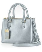 Lauren by Ralph Lauren Newbury Leather Mini Satchel - Lyst