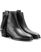Valentino C-Rockee Leather Ankle Boots - Lyst