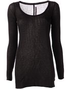 Rick Owens Lilies Sheer T-Shirt - Lyst