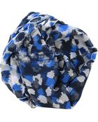 Oscar de la Renta All Over Dot Print Scarf - Lyst