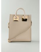 Sophie Hulme Structured Tote - Lyst