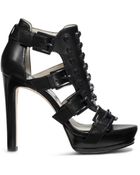Michael Kors Bryn Studded Leather Sandal - Lyst