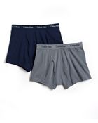 Calvin Klein Twopack Cotton Stretch Trunks - Lyst