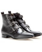 Jimmy Choo Marlin Patent And Leather Ankle Boots - Lyst