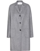 Valentino Wool And Angora-Blend Coat - Lyst