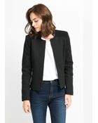Mango Padded Shoulder Jacket - Lyst
