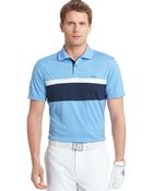 Izod Performance Interlock Mesh Pieced Golf Polo - Lyst
