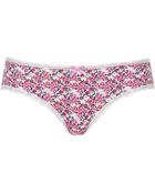 Topshop Floral Print Mini Knickers - Lyst