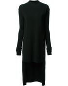 Rick Owens Dropped Hem Sweater - Lyst