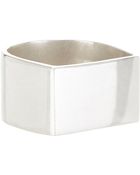Loren Stewart Sterling Silver Id Ring - Lyst
