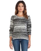 Love Sam Daisy Double Slit Sweater - Lyst