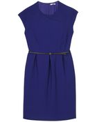 Miu Miu Belted Shift Dress - Lyst