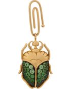 Aurélie Bidermann Fine Tsavorite & Gold Scarab Beetle Charm - Lyst