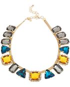 Cara Multi Stone Statement Necklace - Lyst