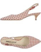 Enrico Lugani Slingbacks - Lyst