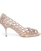 Sergio Rossi 'Mermaid' Crystal Cutout Pumps - Lyst