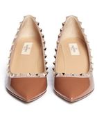 Valentino 'Rockstud' Patent Leather Wedge Pumps - Lyst