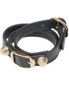 Balenciaga Giant Gold Bracelet Triple Tour - Lyst