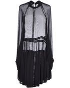 Ann Demeulemeester Short Dress - Lyst