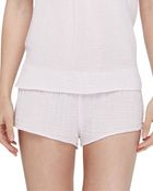Xirena Shaw Cotton Gauze Lounge Shorts - Lyst