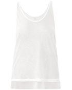 AR Chiffon-Hem Tank Top - Lyst