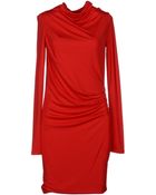 Patrizia Pepe Sera Short Dress - Lyst