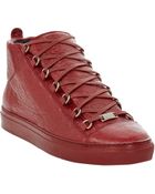 Balenciaga Arena Hightop Sneakers - Lyst