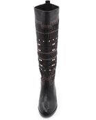 Ivy Kirzhner Embroidered Tall Boots - Black - Lyst