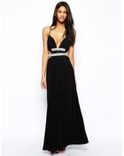Forever Unique Trudie Maxi Dress With Embellishement Detail - Lyst
