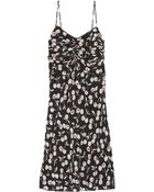 Nina Ricci Cherry-Print Silk Dress - Lyst