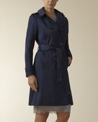 Jaeger Cotton Belted Trench - Lyst