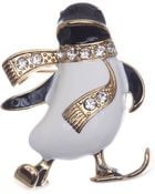 Jones New York Gold-Tone Penguin Pin - Lyst
