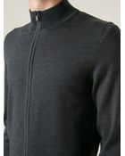 Boss by Hugo Boss Zipped Cardigan - Lyst