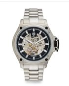 Andrew Marc Automatic Stainless Steel Link Watch - Lyst