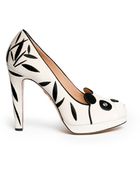Charlotte Olympia 'Mei Xiang' Panda Velvet Platform Pumps - Lyst