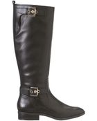 Nine West Bringit Leather Riding Boots - Lyst