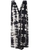 Gustavo Lins Draped Printed Jersey Dress - Lyst