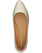 Nine West Speakup Pointed Toe Flats - Lyst