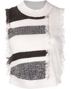 3.1 Phillip Lim Fringed Sweater - Lyst