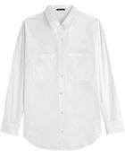 Theory Cotton Shirt - Lyst