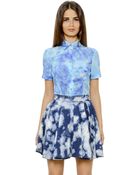 Fausto Puglisi Tie Dyed Silk Crepe Shirt - Lyst