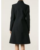 Gucci Peplum Hem Coat - Lyst