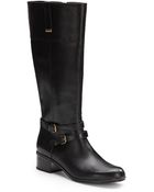 Bandolino Carlotta Leather Tall Boots - Lyst