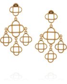 Oscar de la Renta Goldtone Earrings - Lyst