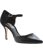 Dune Claudia Two-Part Heeled Court Shoes - Lyst